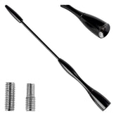 16 cm-es alumínium autóantenna 5/6 mm-es adapterrel