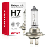 H7 24V 70W halogén izzó UV-szűrővel