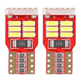 Fehér W5W T10 LED izzó 18 db 4014-es diódával