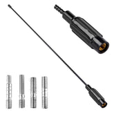 41 cm-es autóantenna négy adapterrel