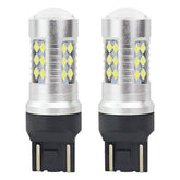 LED-pære T20 7443 W21/5W CANBUS med hvidt lys