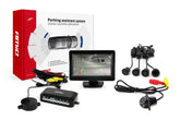 Parkeringsassistent med 4,3 tommer TFT-display og fire sensorer