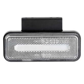Téglalap alakú fehér LED helyzetjelző lámpa