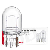 T20 W21W halogén izzók W3x16d foglalattal, 21 W, 12 V, 10 db.