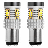 LED izzó BAY15D P21/5W foglalattal és 24 SMD-vel