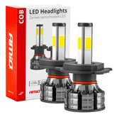 H4 COB LED fényszórók