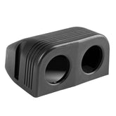 Fekete szerelőház két 30 mm-es furattal