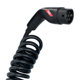 Carpoint spirál töltőkábel elektromos autókhoz Type 2–Type 2, 16 A, 3 fázisú, 6 méter