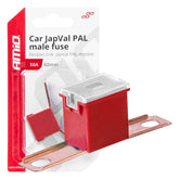 50 A-es JAPVAL PAL-biztosíték 62 mm hosszúsággal