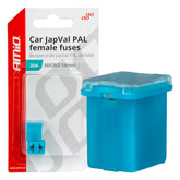 JAPVAL PAL female mikro biztosíték 20 A, 14 mm