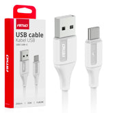 USB-A til USB-C-kabel på 200 cm