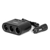 3-as autós elosztó USB-A és USB-C portokkal