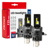 F25 PRO BLACK LED-pærer med H4/H19-sokkel