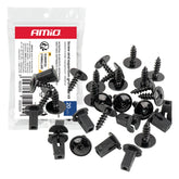 20 darabos készlet Ø12/4 mm-es terpesztő patentekkel és csavarokkal.