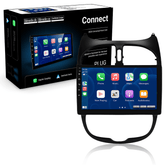 Peugeot 206 04-08 - 9 "rádió az Apple Carplay és az Android Auto segítségével