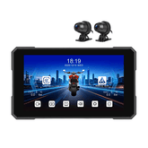 5”-os motorkerékpár kijelző CarPlay, Android Auto, AirPlay, DVR és TPMS funkcióval