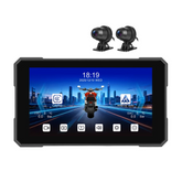 5”-os motorkerékpár kijelző CarPlay, Android Auto, AirPlay, DVR és TPMS funkcióval