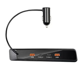 Audi Q5 / Q5 Sportback 2018-2024 USB-C hub és gyorstöltő adapter – QC3.0 splitter