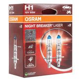 Osram H1 Night Breaker Unlimited halogén izzók 12 V 55 W, 2 db.