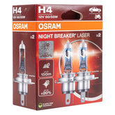 Osram H4 NIGHT BREAKER LASER halogén izzó 12V 60/55W