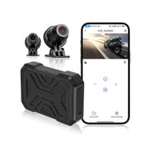 Motoros fedélzeti kamera 1080P HD – első és hátsó kamera DVR-rel és WiFi-vel