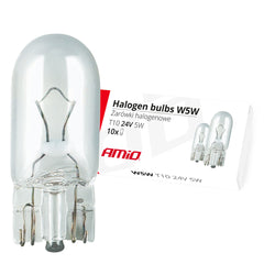 W5W T10 24 V halogén izzó W2.1x9.5d foglalattal
