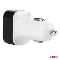 Fehér autós töltő 3 USB porttal