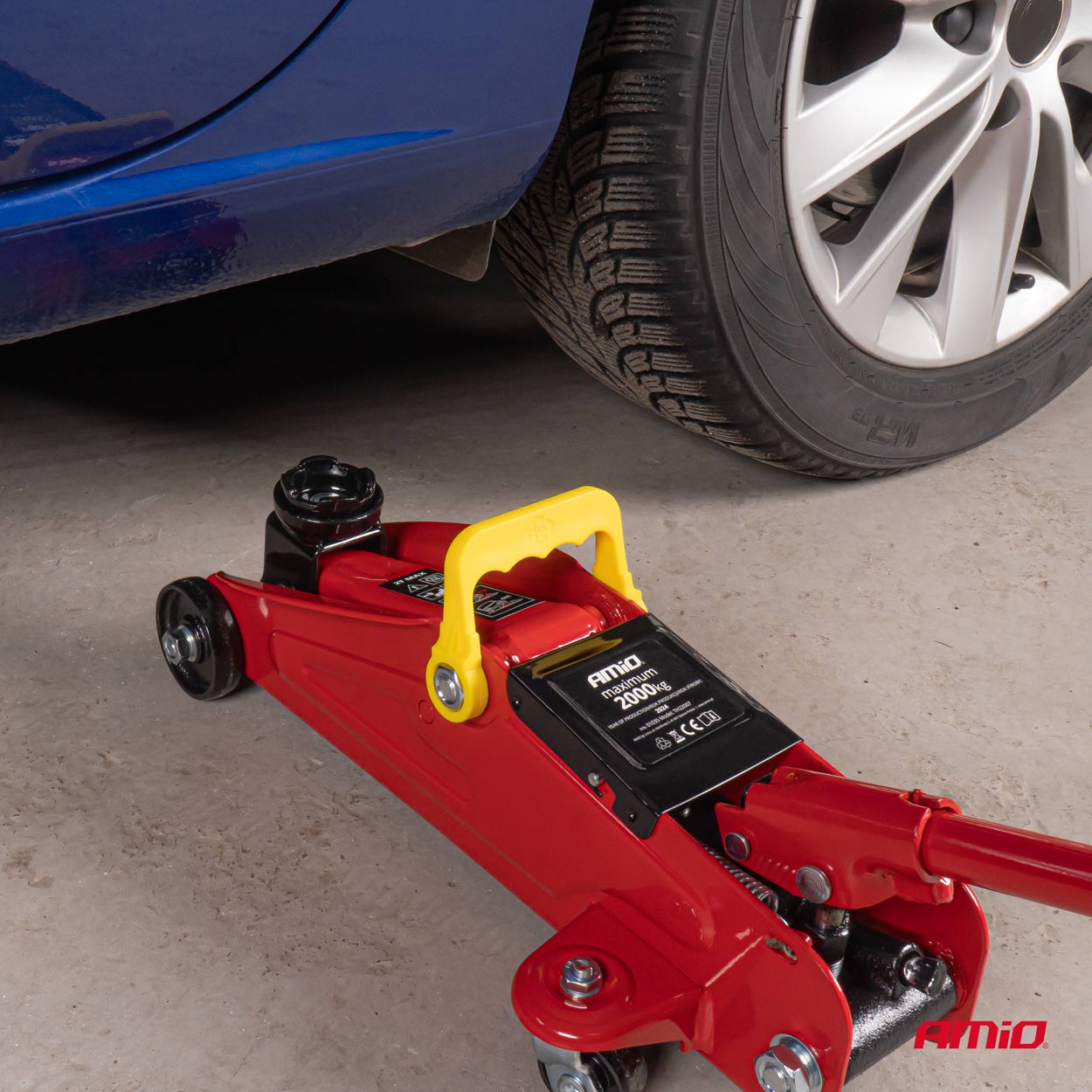Hydraulisk donkraft med hydraulisk løft