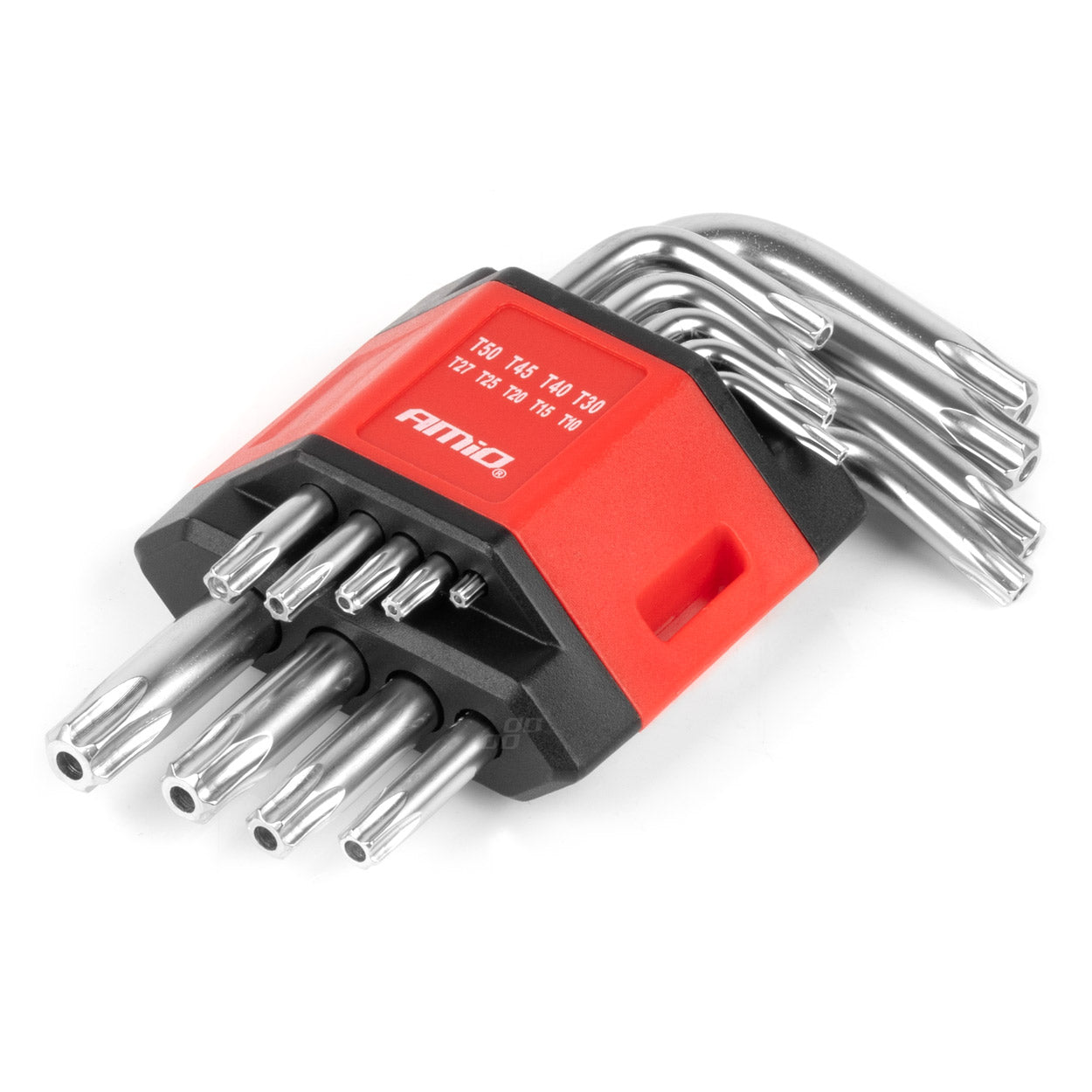 9 darabos rövid Torx kulcskészlet tartós CRV acélból