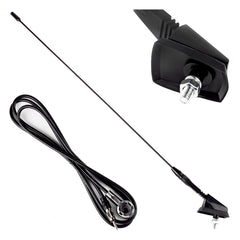 41 cm-es AM/FM autóantenna 5 mm-es adapterrel