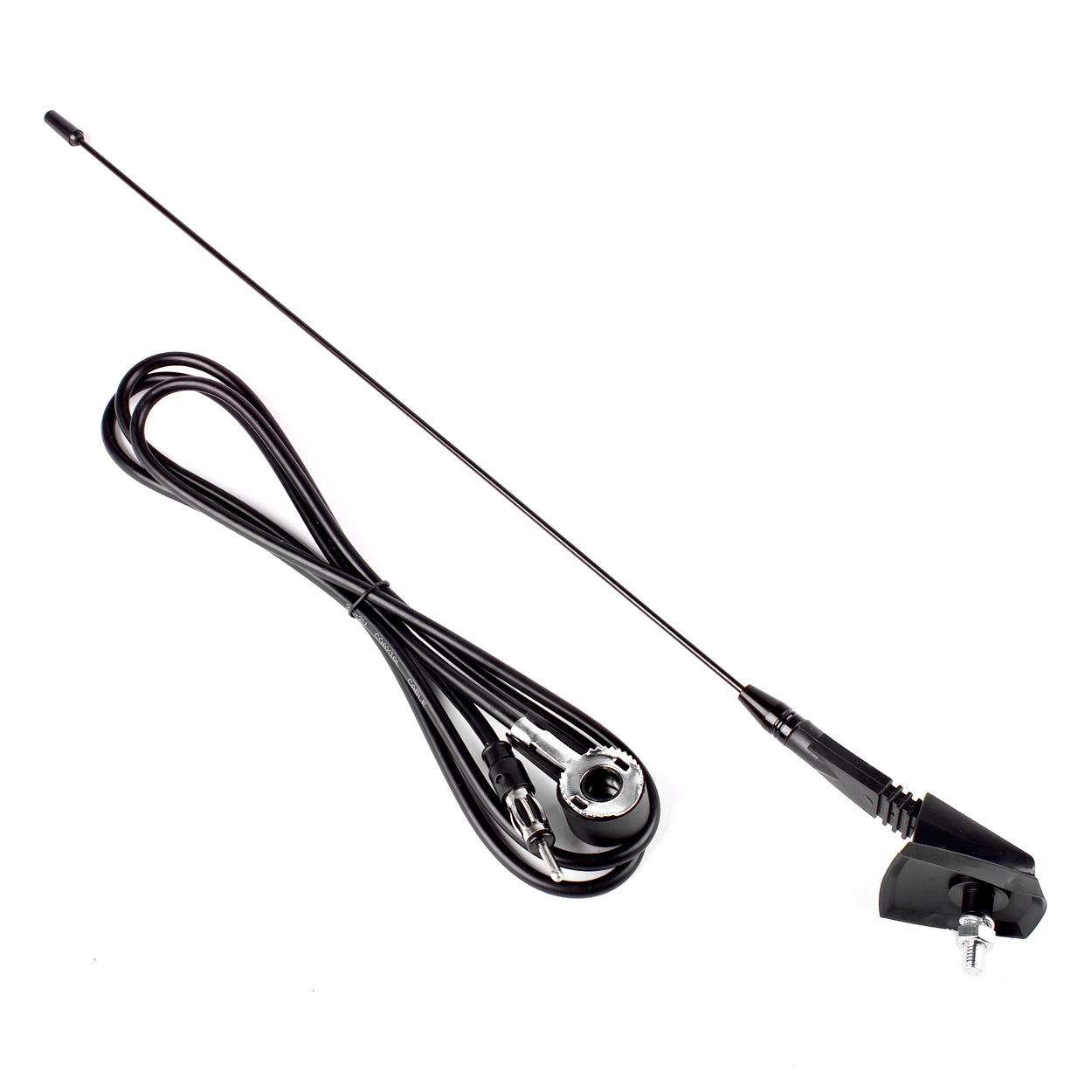 Rugalmas autóantenna 5 mm-es adapterrel