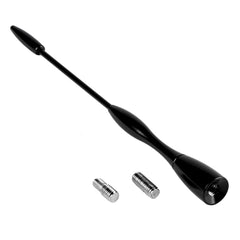 Kompakt alumínium autóantenna univerzális 5/6 mm-es adapterrel