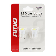T10 W5W LED izzó elölnézetből