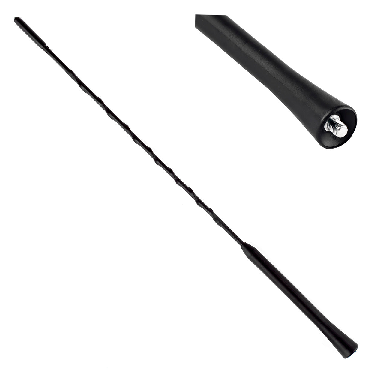Autóantenna 40 cm hosszú antennarúddal és 5 mm-es menettel