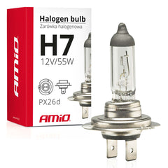 H7 halogén izzó 12V 55W UV-szűrővel