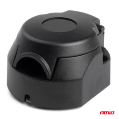 A 7 pólusú műanyag utánfutó csatlakozó aljzat részlete