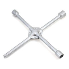 Négyágú kerékkulcs 17, 19, 21 mm-es és 1/2"-os méretekkel