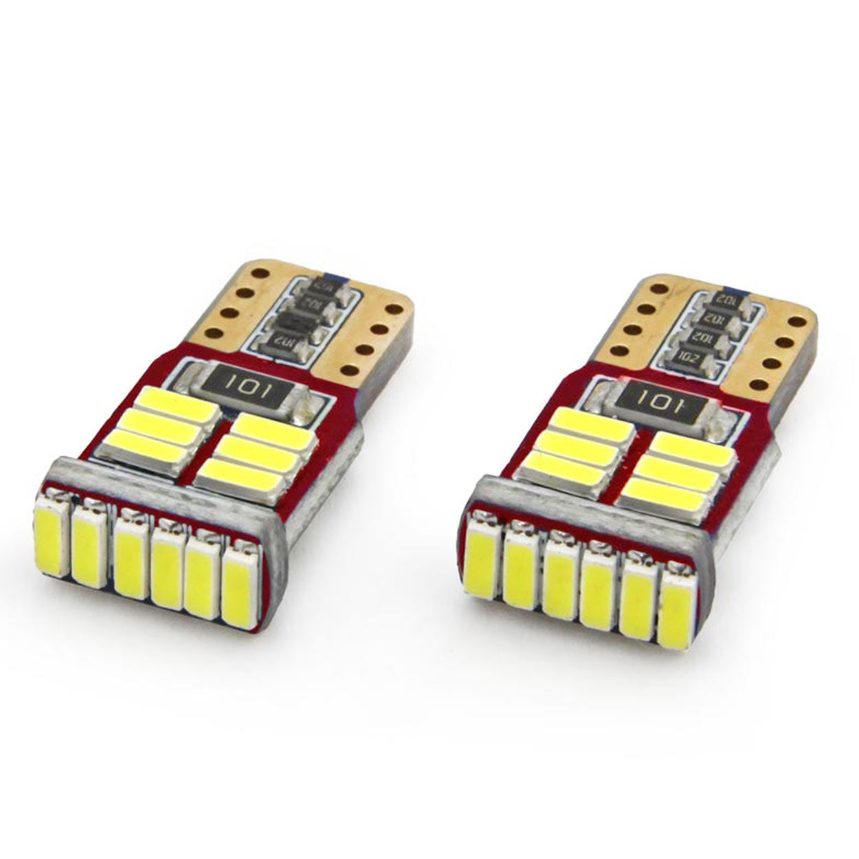 W5W T10 LED izzók 23 x 12 mm-es mérettel
