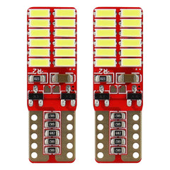 LED CANBUS T10 W5W izzó fehér fénnyel 12/24 V-hoz