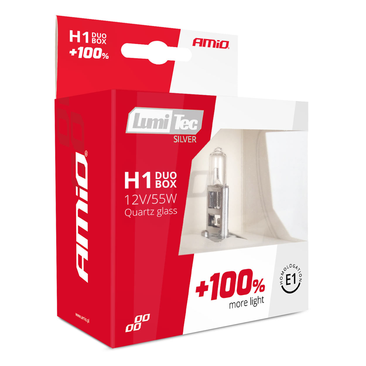 H1 halogén izzók 12V 55W LumiTec Silver