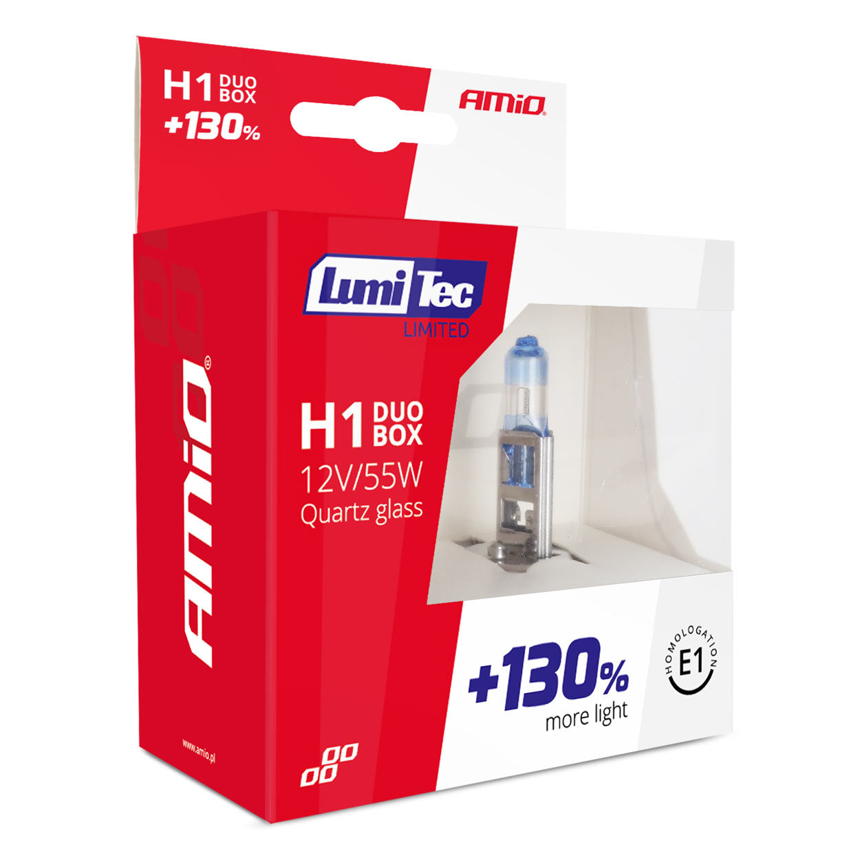 2 darabos csomag LumiTec Limited H1 halogén izzóval