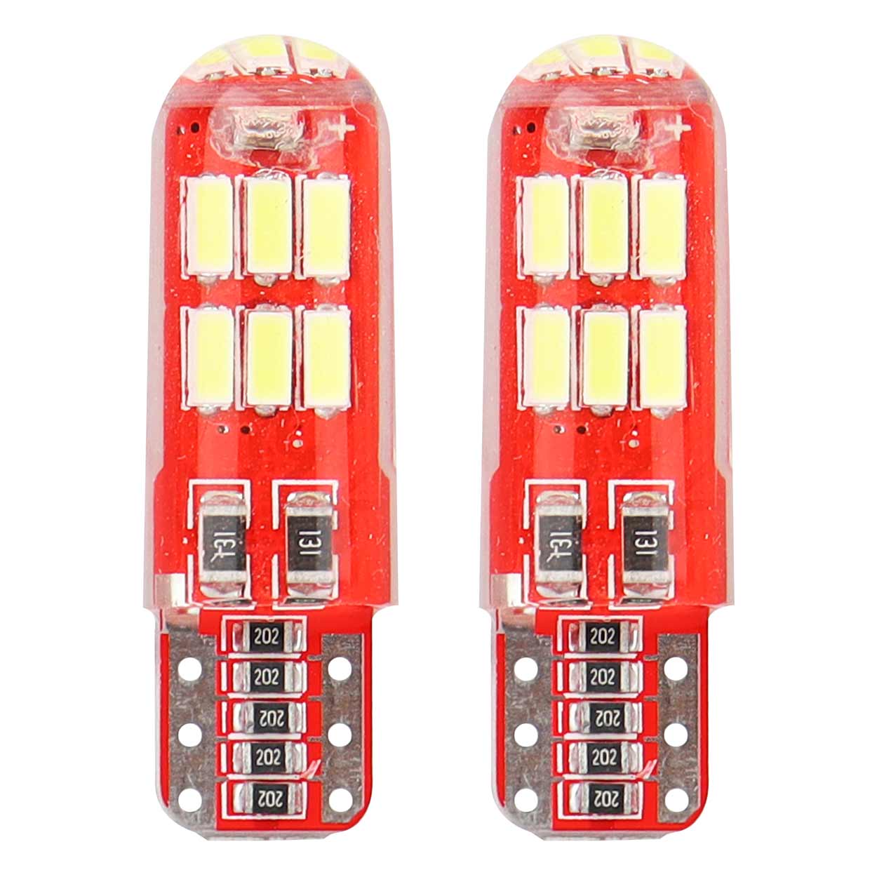 LED-pære T10e W5W CANBUS med 15 SMD 4014-dioder