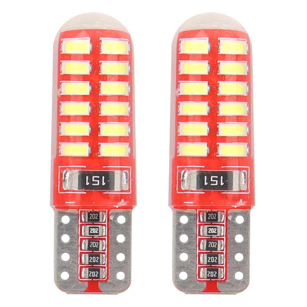 T10e W5W LED izzó CANBUS rendszerrel és 24 db 3014 SMD LED-del