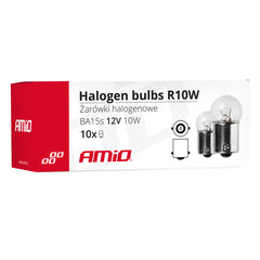 10 db-os R10W halogén izzó csomag autóvilágításhoz.