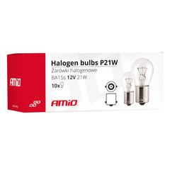 Csomag 10 db P21W halogén izzóval