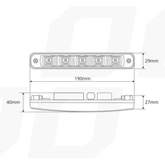 DRL 507HP nappali menetfény beszereléshez
