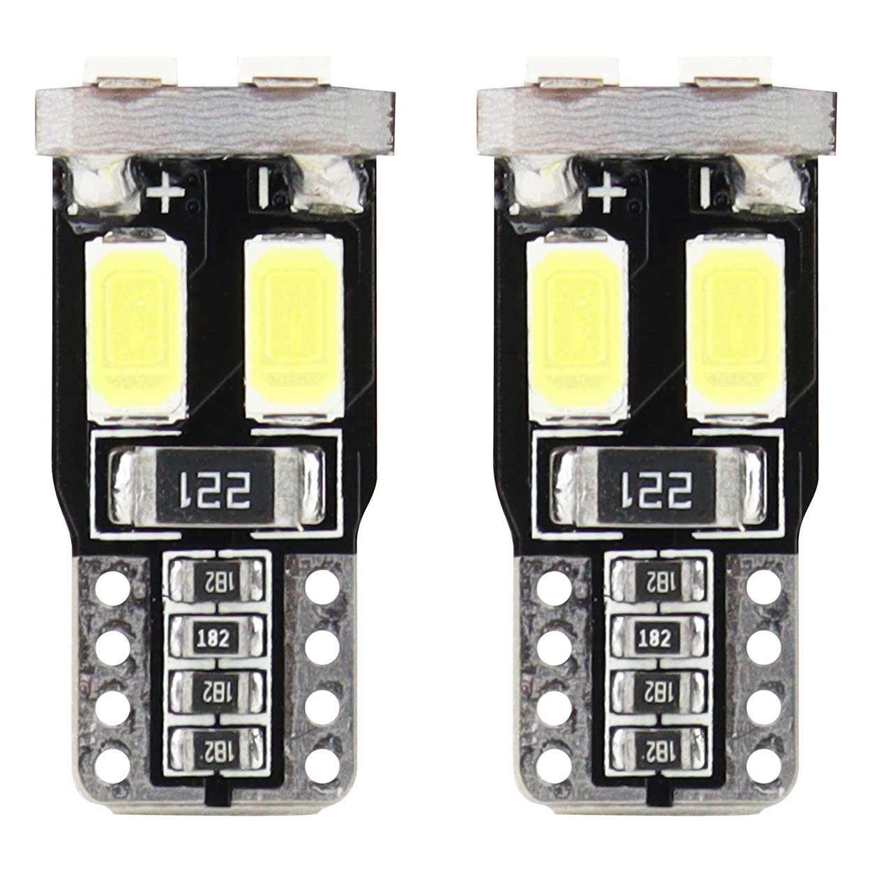 T10 W5W CANBUS LED izzó 6 db SMD 5730 diódával