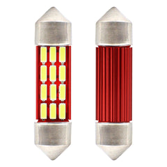 39 mm-es CANBUS LED szofita izzó, 12/24 V, fehér fénnyel