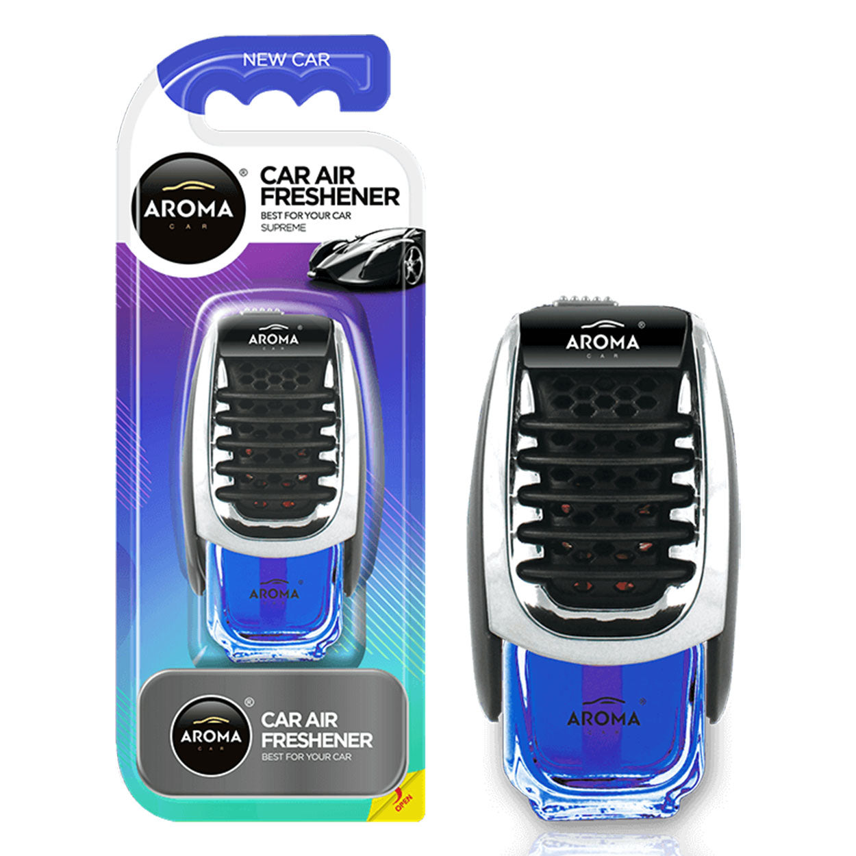 Aroma Supreme New Car autóillatosító szellőzőrácshoz