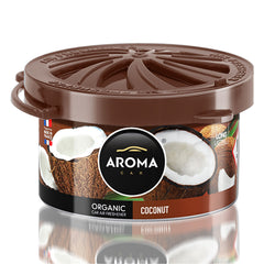 Aroma Car Organic Coconut luftfrisker til bil i aluminiumsdåse